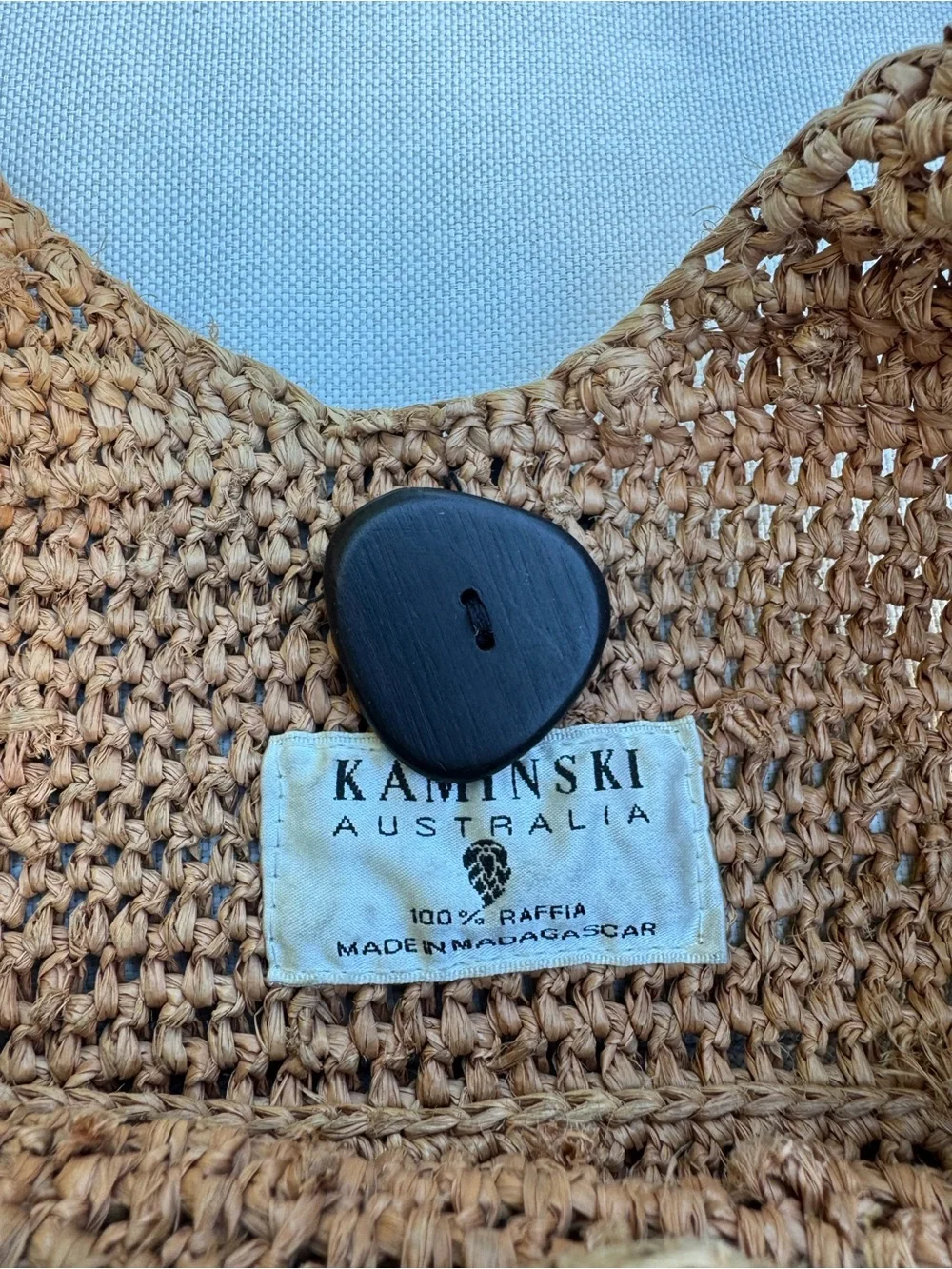 Helen Kaminski Raffia Shoulder Bag in Tan - Picture 2 of 4